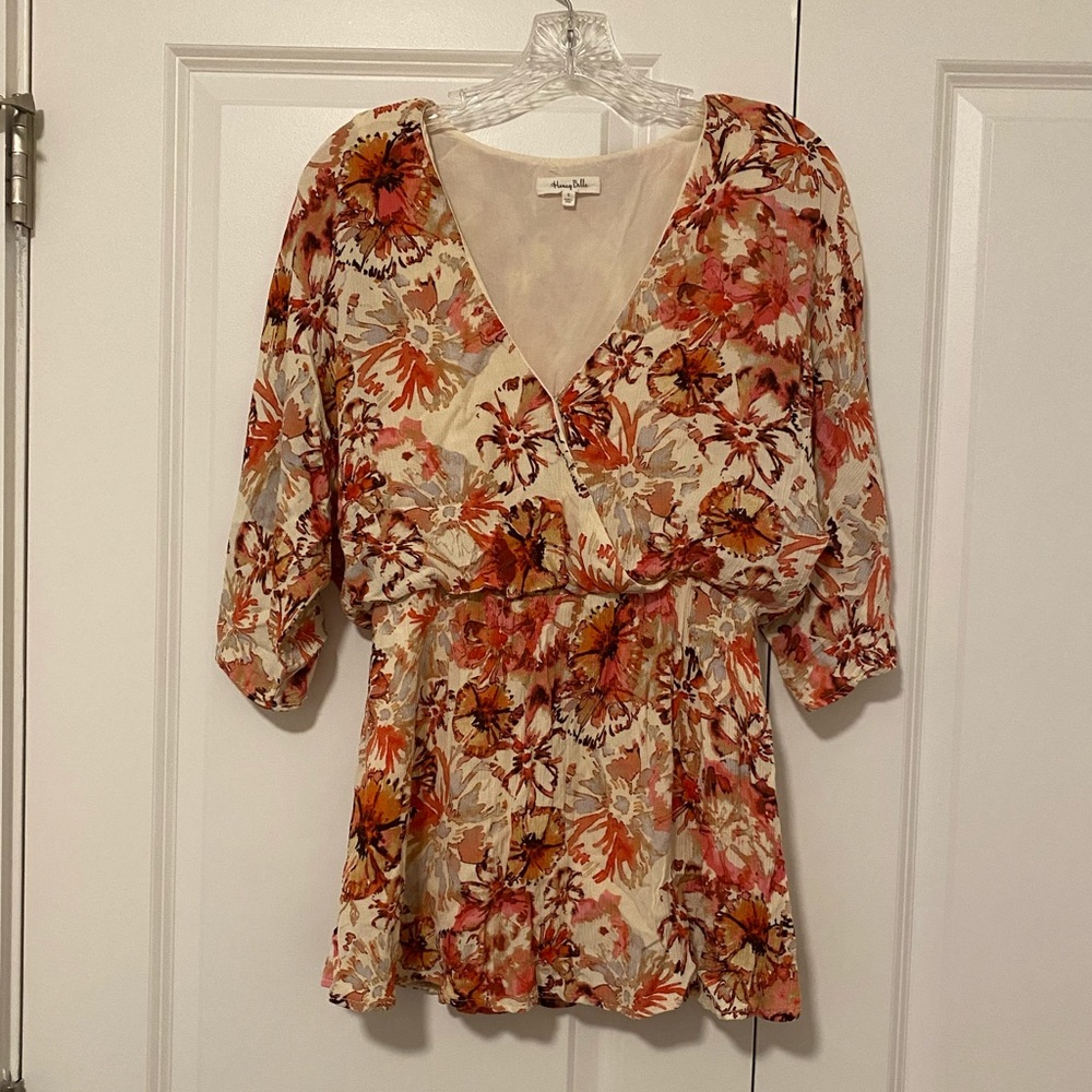 Altar’d State Floral Romper Dress